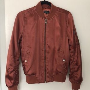Satin Bomber Jacket
